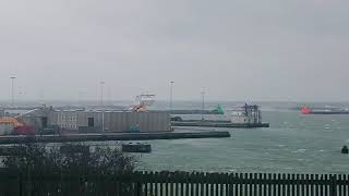 Rønne Havn. Hammershus Anløber.