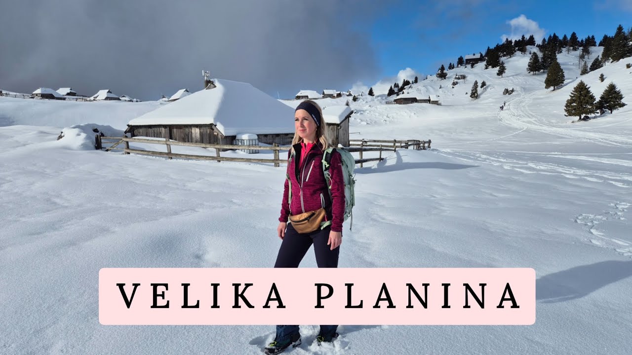 Velika planina | čarobno zasneženi pastirski stanovi 🤍❄️