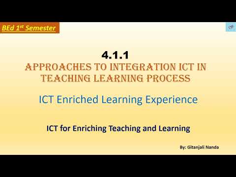 4.1.1Approaches To Integration ICT In Teaching Learning Process