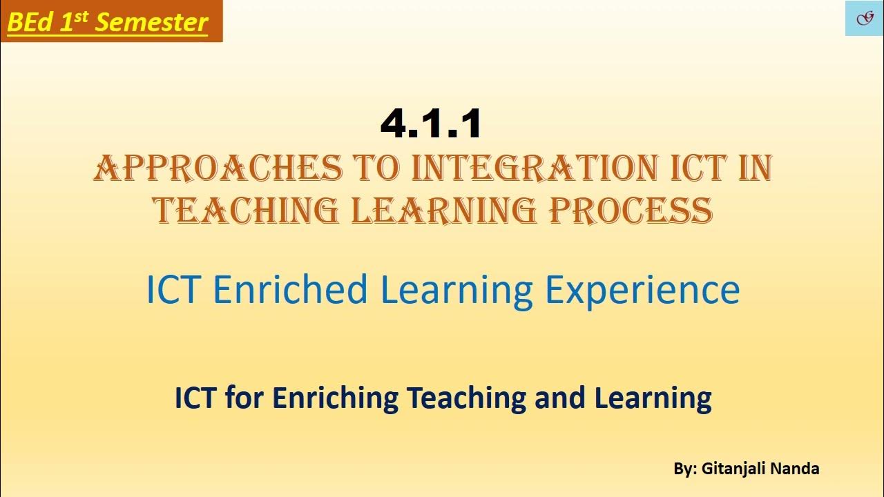 INTEGRATING ICT IN THE CURRICULUM [VIDEORECORDING