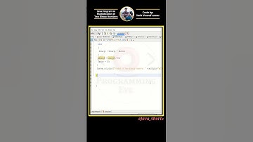 Java Program to Multiplication of Two Binary Numbers #Shorts