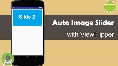 Auto Image Slider with ViewFlipper - Android Studio Tutorial