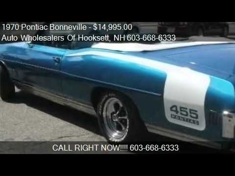 4 Door Convertible >> 1970 Pontiac Bonneville 455 - for sale in Hooksett, NH 0310 - YouTube 4 Door Convertible >> 1970 Pontiac Bonneville 455 - for sale in Hooksett, NH 0310 - YouTube