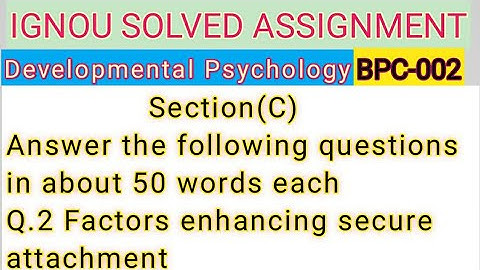 IGNOU SOLVED ASSIGNMENT BPC-002 Q.2