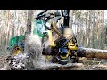 John Deere 1470D Harvester im Starkholz