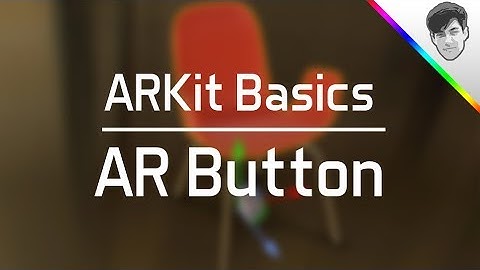 ARKit Tutorial - AR Button - The EASIEST, effortless programmatic way