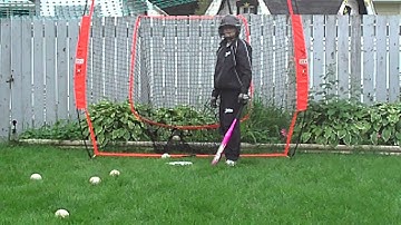 Right handed bunting - front view