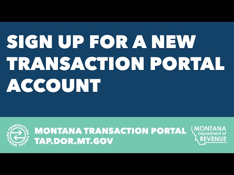 Sign up for a New TransAction Portal Account