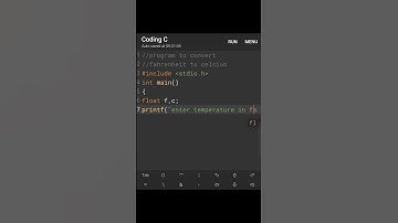 c program to convert temperature Fahrenheit to celsius#coding#codinglife#programming#codecapsoole