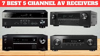 Top 7 Best 5 Channel AV Receivers For 2024: Budget 5.1 & 5.2 Channel Home Theater Sound Systems