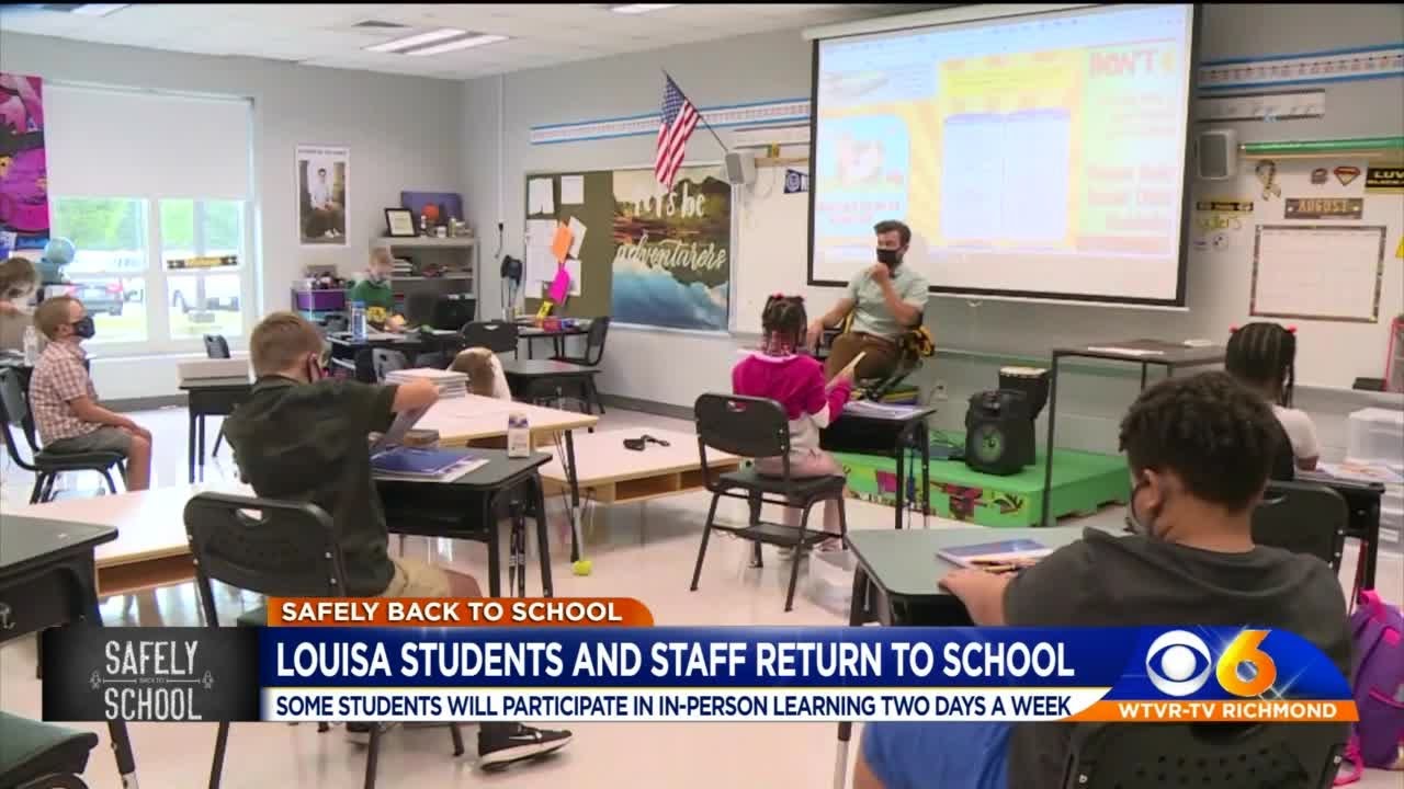 Louisa County schools reopen with some students in classrooms YouTube