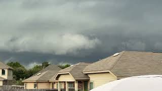 Nasty Storm moving into Porter Tx yesterday!!