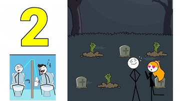 Thief Puzzle (WEEGOON) - Stickman Brain Puzzle Game - Levels 31-60 Android Gameplay Walkthrough