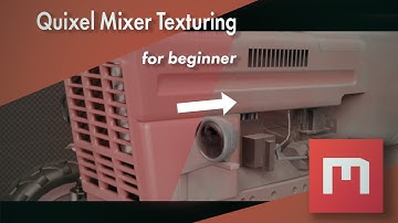 How to make an easy texture for a 3D object - Quixel Mixer tutorial for beginner