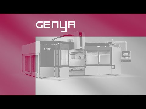 Breton Genya, the simple and brilliant solution for slab machining
