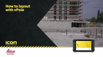 Leica iCON trades - How to Layout points with vPOLE