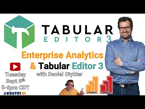 Enterprise Analytics with Tabular Editor 3 with Daniel Otykier - Advanced