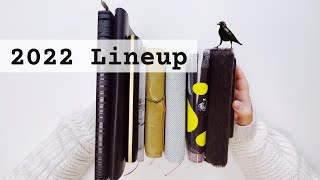 2022 Planner Lineup: Hobonichi, Bullet Journal, TN and Rings #plannerlineup