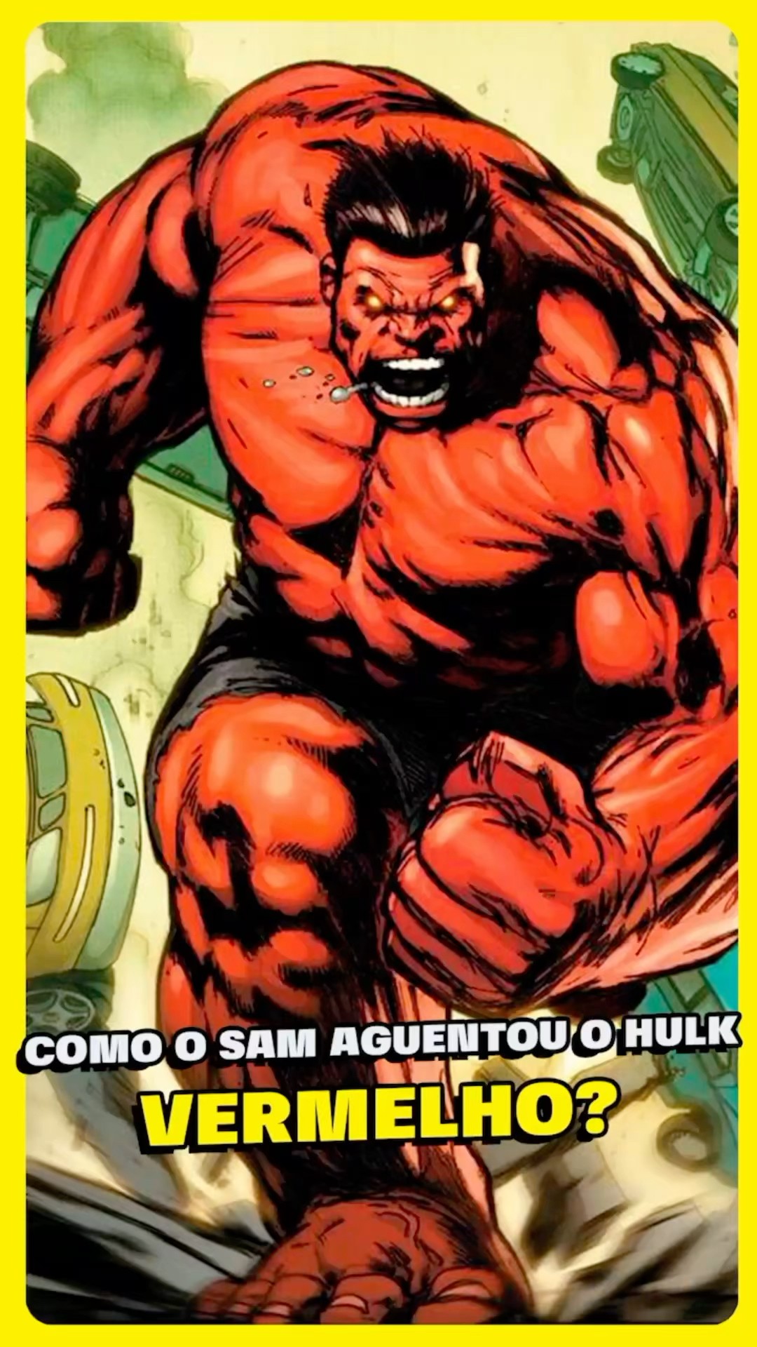 COMO O SAM WILSON CONSEGUIU SOBREVIVER AO HULK VERMELHO?