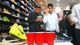 CUP PONG CHALLENGE FOR ANYTHING IN THE STORE!!!!