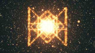 Royalty Free Motion Graphics | Particles Art Deco Loop Background