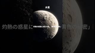 水星　表面に隠されたヒミツとは？　＃雑学＃宇宙