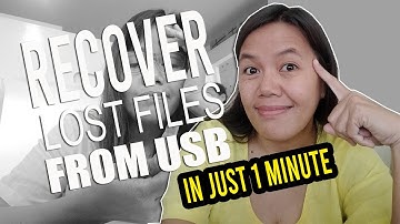 HOW TO RETRIEVE YOUR FILES FROM USB FLASH DRIVE? SOLUTION 2020   | Vaneth Channel