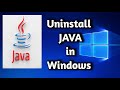 How to Uninstall Java from Windows 10/11