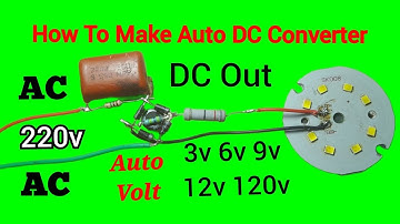 220 volt to 3/6/9/12/24/48/98/120/180 v. DC LED driver Circuit without Transformer-Multi Output