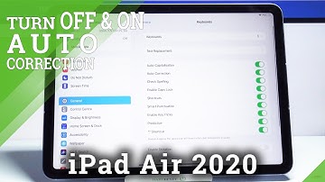 How to Enter Text Correction on iPad Air 2020 – Auto-Correction