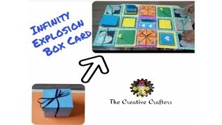 #infinitybox #explosionbox Infinity Explosion Box Card/ Handmade Card by The creative crafters