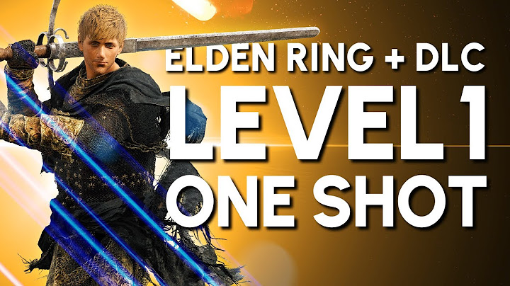 Elden Ring One Shot Level 1 "Guide"