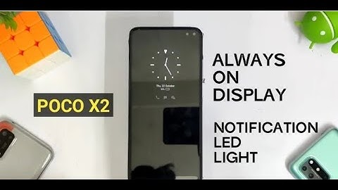 Enable Always On Display & Notification LED light for Poco X2, MIUI 12 Update#technical fahad