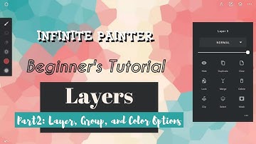 Layer, Group and Rendering Options | Layers | Infinite Painter |  Beginner