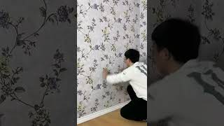 #Wall Decoration #Old House Renovation #Seamless Wall Pattern #homedecor #shortvideo
