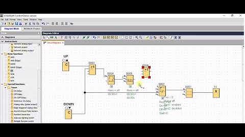 How to increasedecrease counter value using cursor or function keys Siemens LOGO