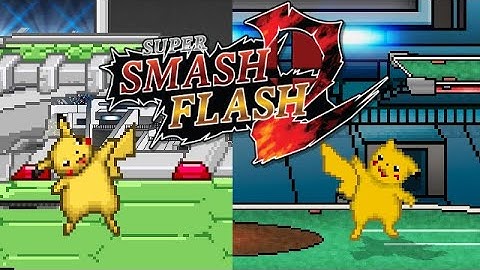 SSF2 Comparison - Pikachu Beta vs Pikachu v0.9b