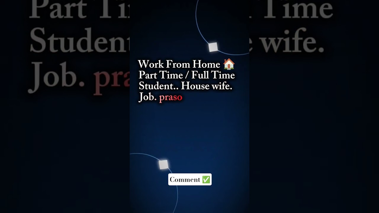 Comment💬 Work from home.. 