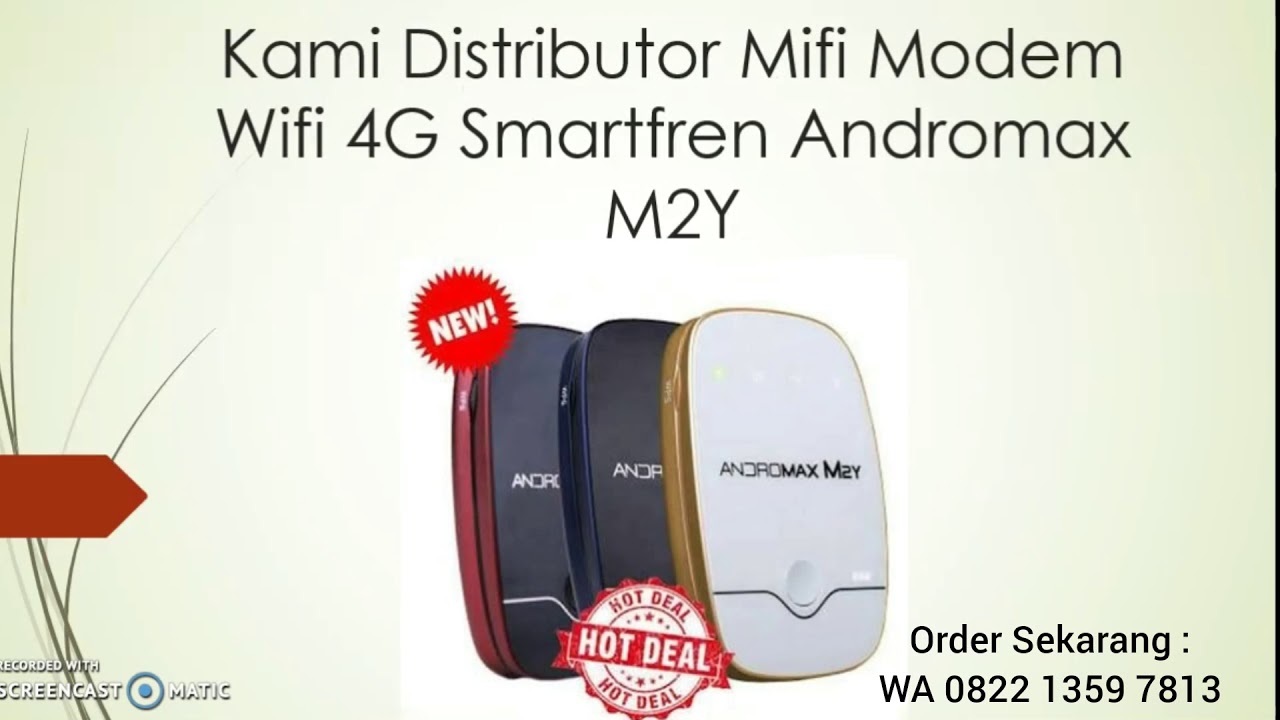 Jual Mifi Modem Wifi 4G Smartfren Andromax M2Y di Jakarta 