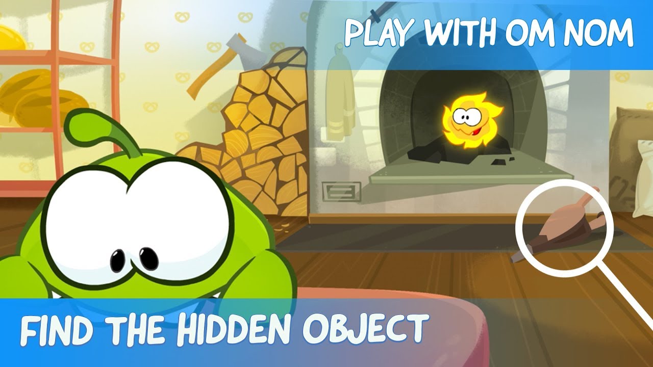 ⁣Find the Hidden Object - Om Nom Stories: Bakery (Cut the Rope 2)