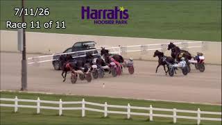 Harrah's Hoosier Park Qualifiers 7/11/26 Races 4-11