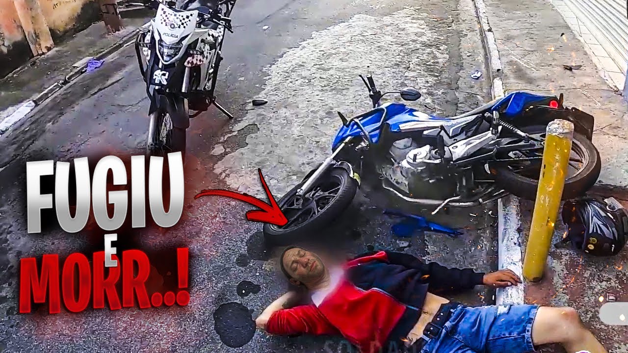 Os Melhores Enquadros 15 - FOI DAR FUGA NA ROCAM E MORR..!