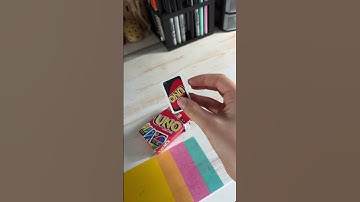 Thumbnail of I got miniature uno cards! #cute #cards #music #fun #love #song #uno