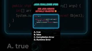 Are Java Arrays Actually Objects? 🤔 #java #coding #trending #viralvideo #viral #javaprogramming
