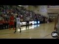 Georgetown commit Paul White catches two hand Alley-oop @ City of Palms [Rivals #54 c/o 2014]