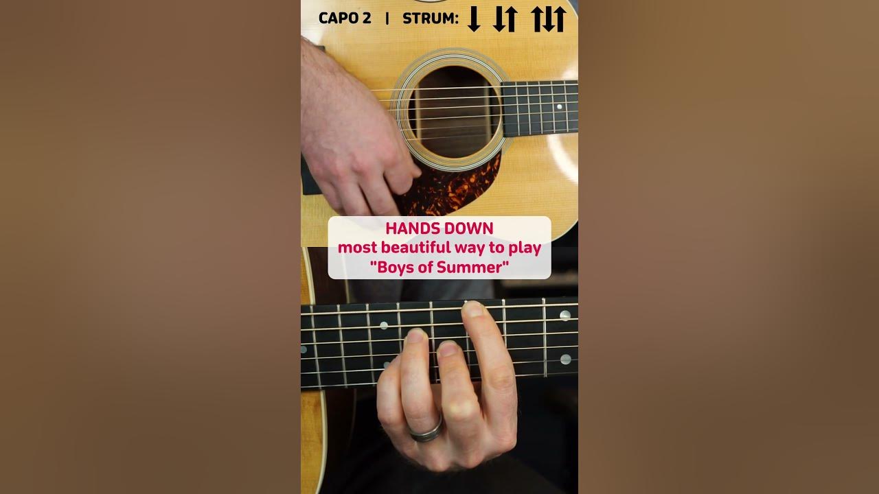 GENIUS Way to Play Boys of Summer on Acoustic