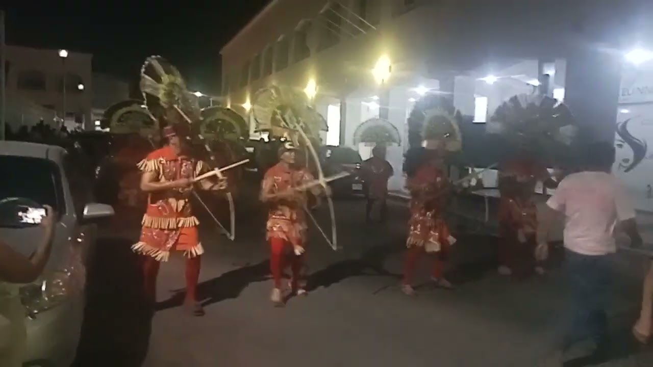 danza apache    en peregrinación de virgen de la Candelaria de tecoman Colima 2026
