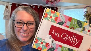 Mrs. Quilty April unboxing. Check out what I was missing.