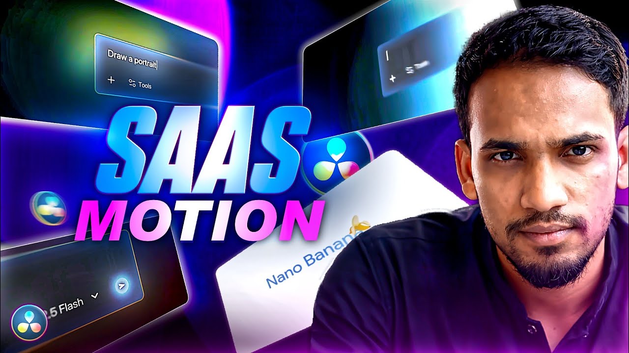 How to master saas motion in Davinci resolve+3D - YouTube