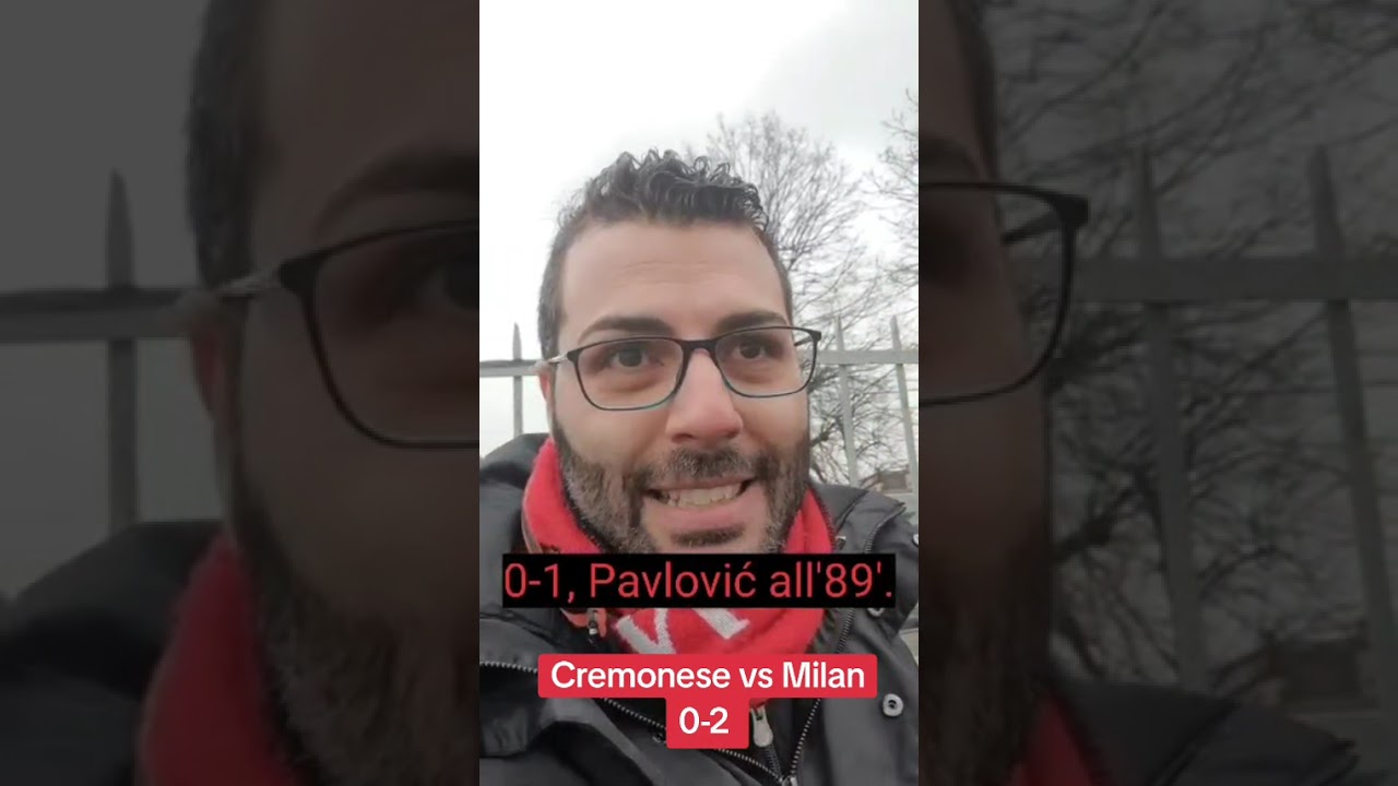 1 marzo 2026.Cremonese Milan 0-2 live reaction #seriea #milan #acmilan #cremonesemilan #perte #fypシ゚